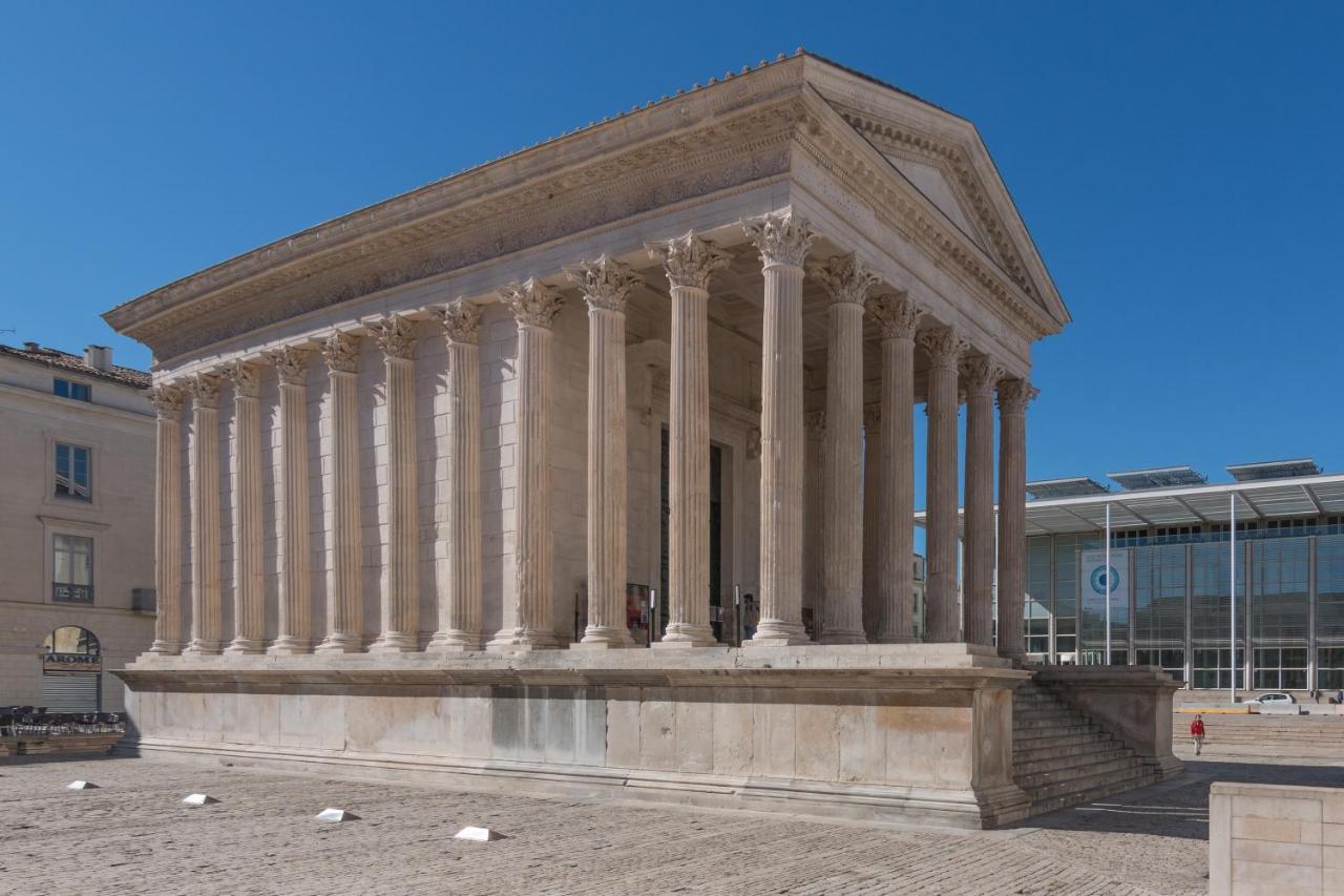 "Le Paisible" Clim Et Jardin En Centre Ville نيم المظهر الخارجي الصورة